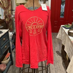 NWT Life is Good long sleeve top.XL